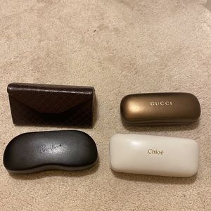 Luxury brand Sunglasses cases ( Gucci, chloe,ray ban)